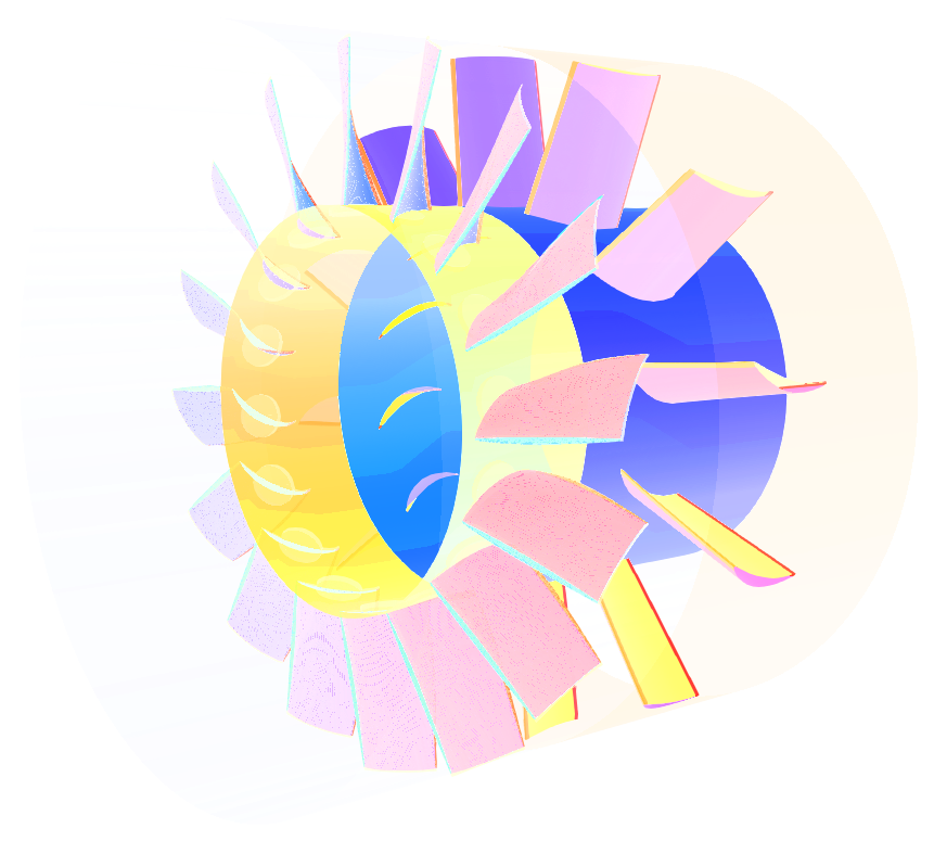 TCAE tutorial Axial fan FSI benchmark GUI interface