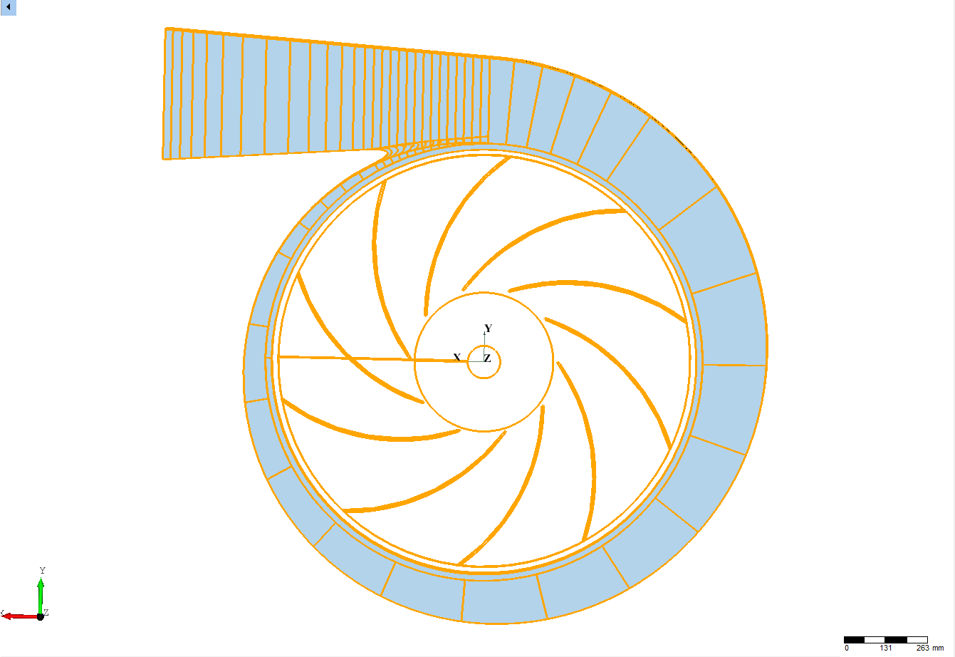 CFturbo mixed centrigugal fan z+ view