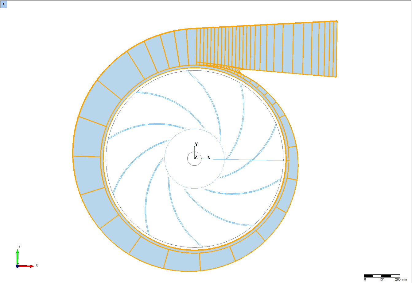 CFturbo radial fan z- view