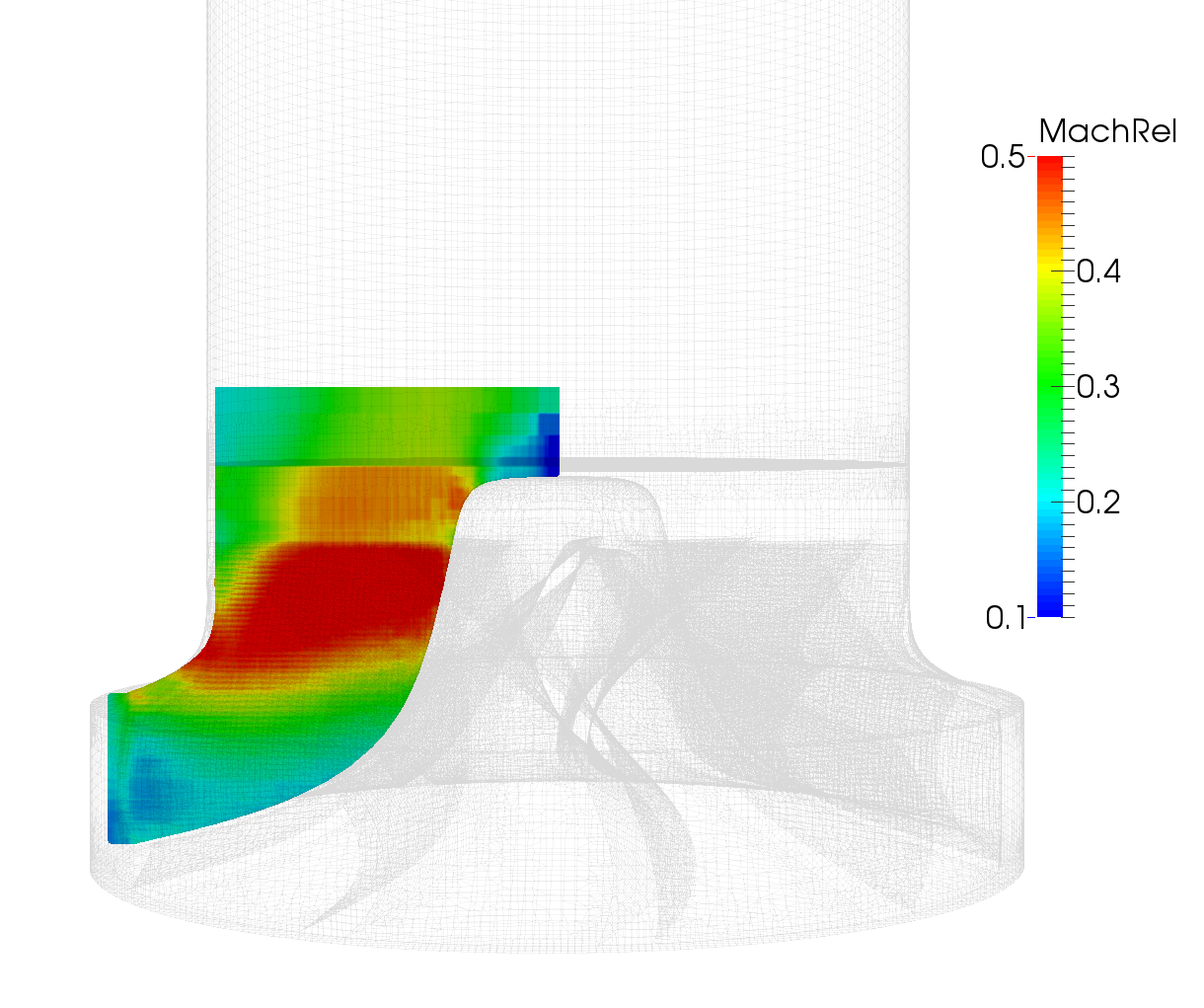CFturbo-TurbomachineryCFD-radial-turbine-impeller-mach-relative-meridional-average