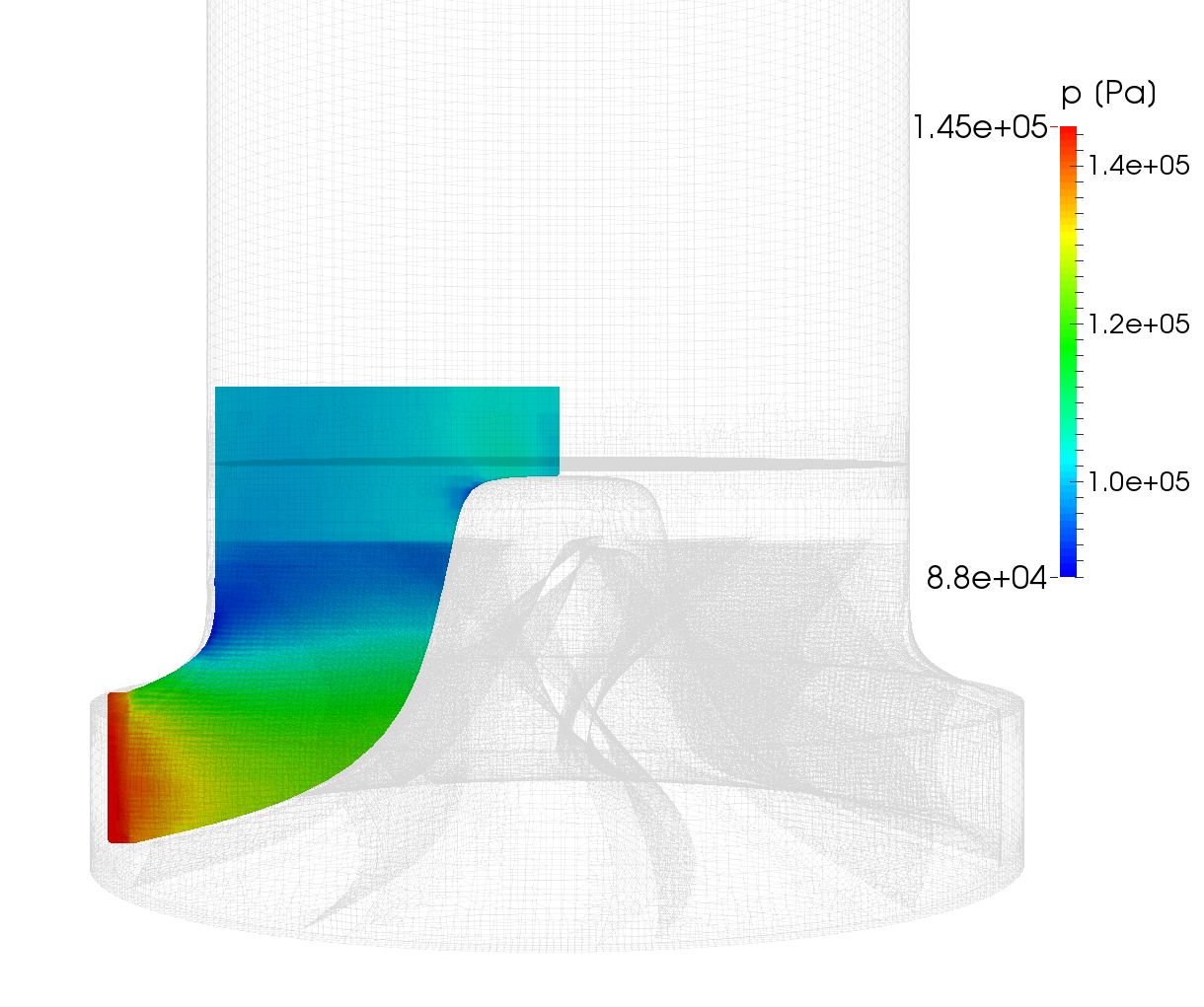 CFturbo-TurbomachineryCFD-radial-turbine-impeller-pressure-2-meridional-average