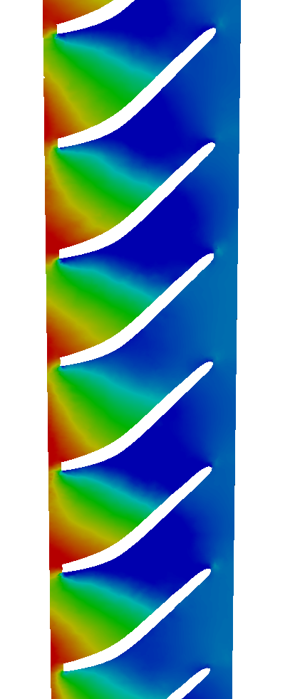 CFturbo-TurbomachineryCFD-radial-turbine-unwrapped-blade-slice-pressure-plane