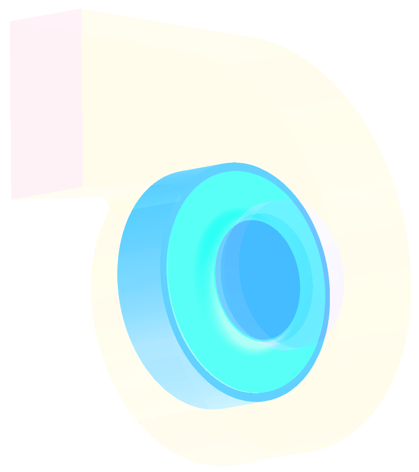 TCAE TCAD Centrifugal Fan Components Impeller