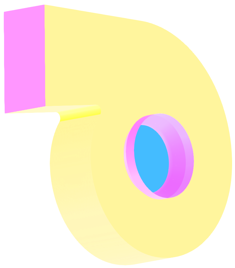 TCAE TCAD Centrifugal Fan Components Spiral