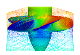 CFD Kaplan Water Turbine Rotor Wheel Detail