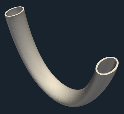 TCAE Pipe FEA solid STL