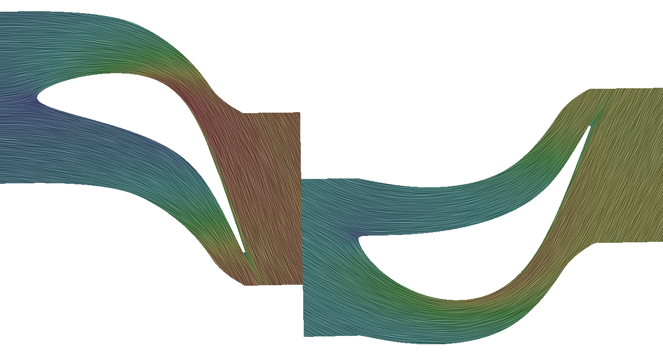 turbomachinery CFD Axial turbine total pressure per interfaces