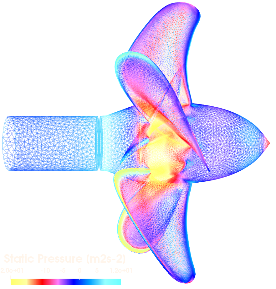 Potsdam Propeller side view inverted