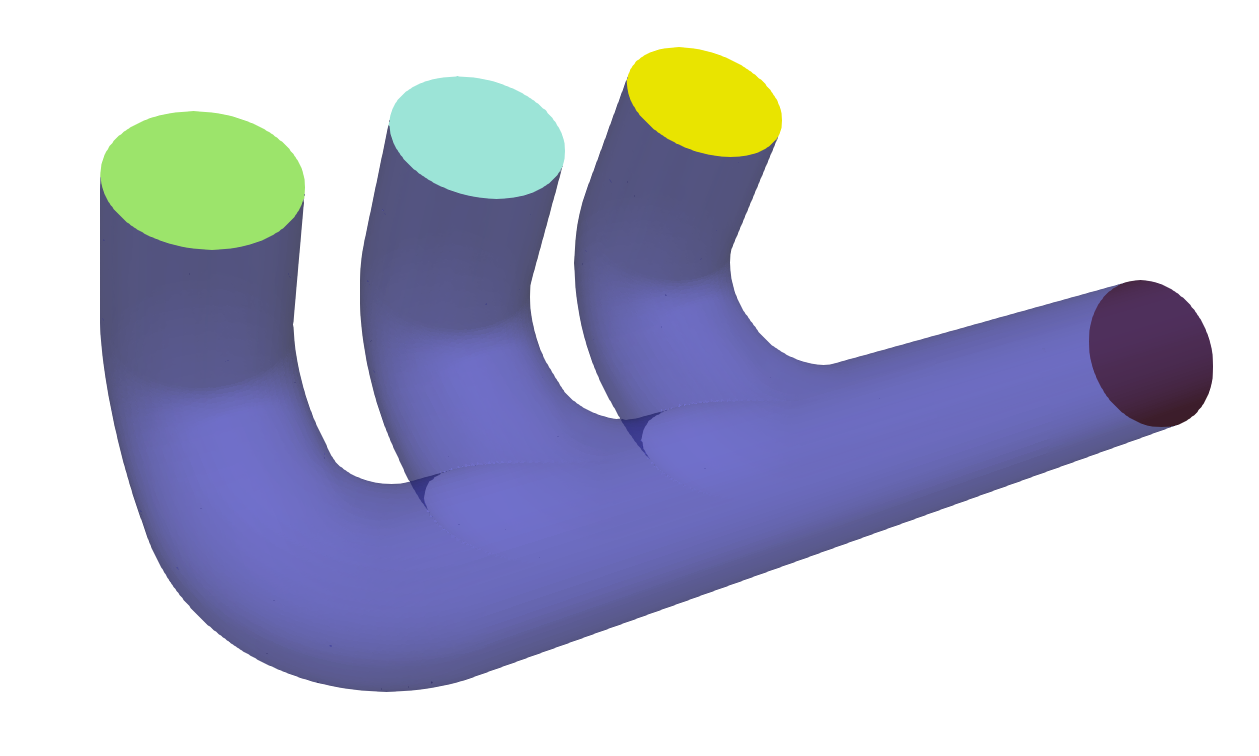 TCFD manifold tutorial geometry left view
