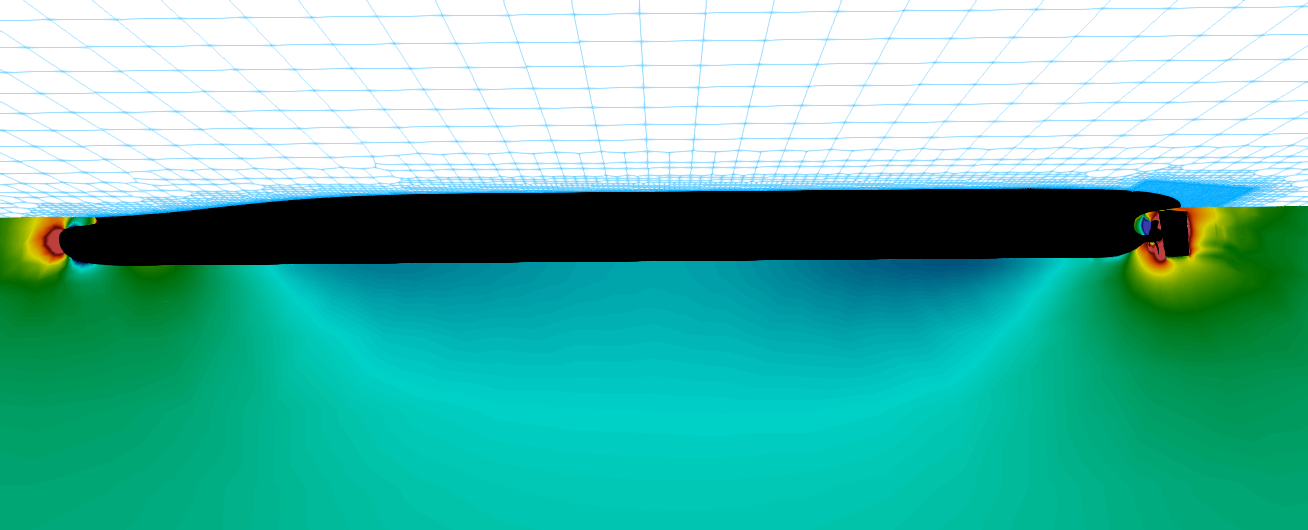 ParaView Contour Pressure ship hull propeller Tutorial