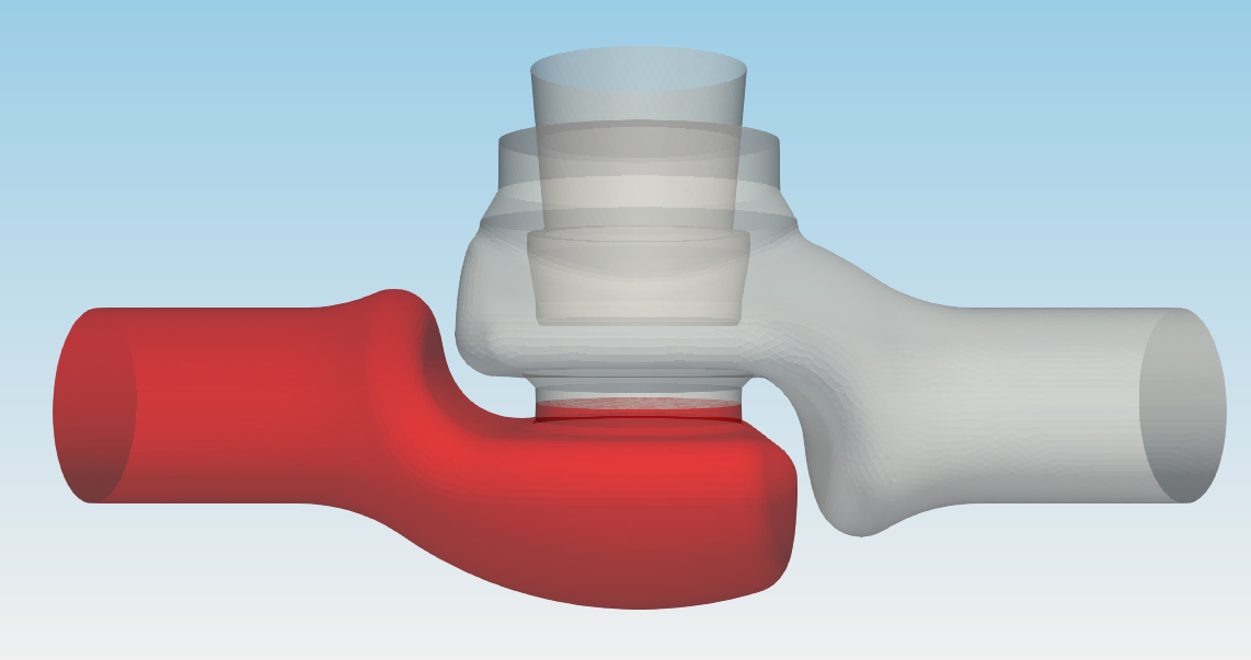 TCFD Valve tutorial geometry front view