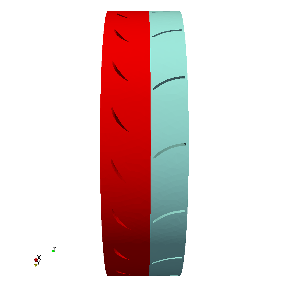Surface model axial Blower general view STL model