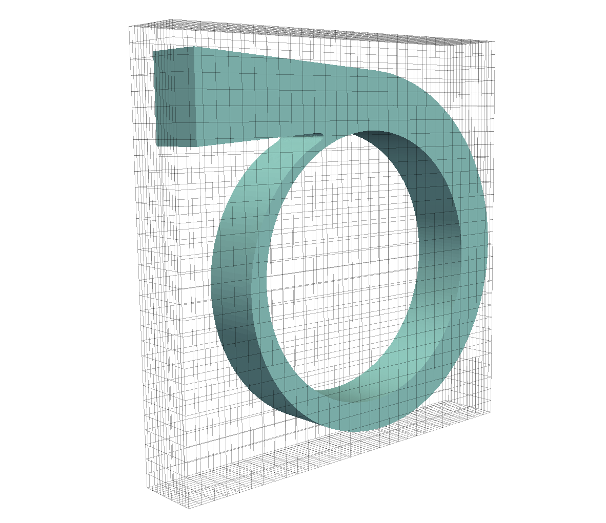 CFD fan mesh background mesh