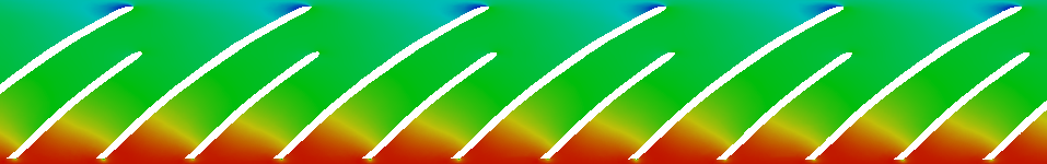 CFturbo-TurbomachineryCFD-radial-compressor-unwrapped-blade-slice-pressure-plane
