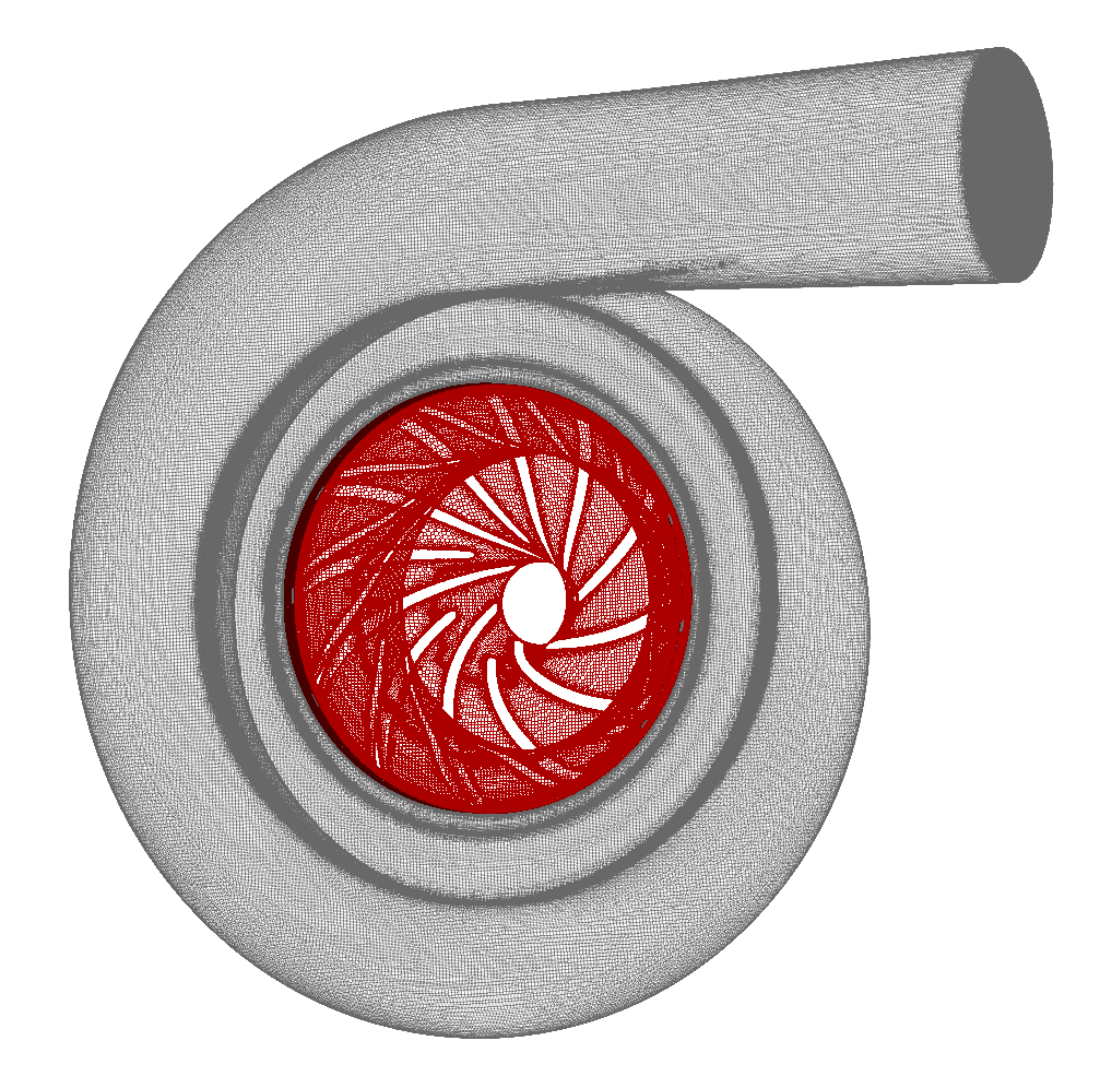 CFD compressor mesh rotor impeller snappyHexMesh