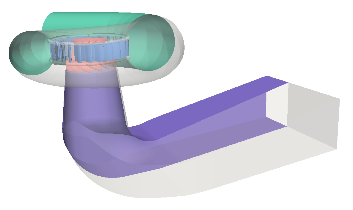Francis turbine turbomachinery CFD view 2