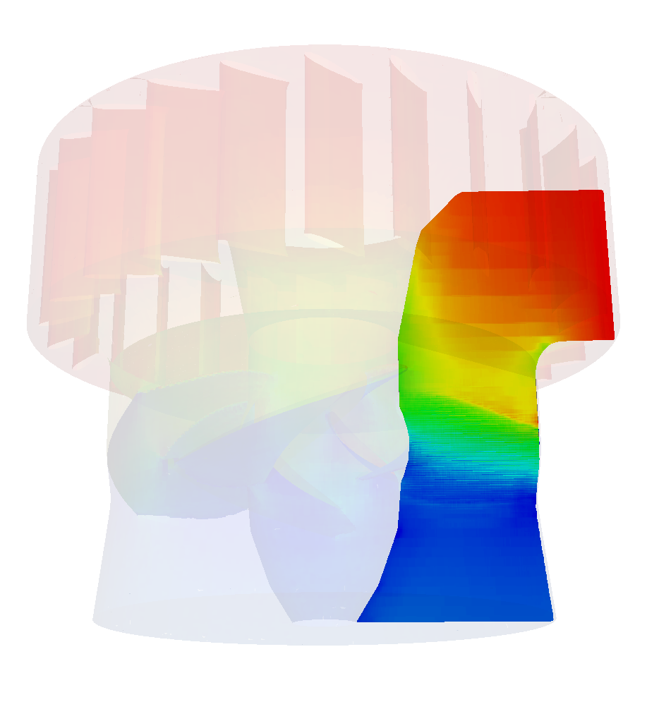 turbomachinery CFD Kaplan turbine pressure